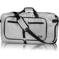 Fmeida 65L Duffle Bag with Shoes Compartment, Foldable Travel Duffel Bags for Men Women, Large Packa