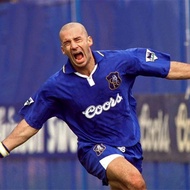 British NEW Chelsea 1995-97 Retro Football Uniform Short Sleeve Thai Blue Jersey No. 25 Zola Zola Sh