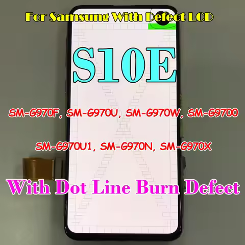 5.8" AMOLED Defect LCD For Samsung S10e LCD Display Touch Screen Assembly Replacement for G970F G970