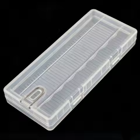 【C】8-Section 18650 Battery Anti Fall Protection Box 12 Section AAA Battery Plastic Wear Resistant An