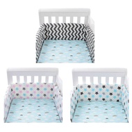 Baby Crib Bumper Cotton Soft Baby Crib Protector Crib Liner Bumper Padded Crib Kids Protective Pad Crib Bedding Accessories for Inside Baby Crib convenient