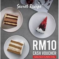 Secret Recipe - RM10 E-Cash Voucher [Selected Outlets Only] [F&B eCoupon](Exp:Nov2023)