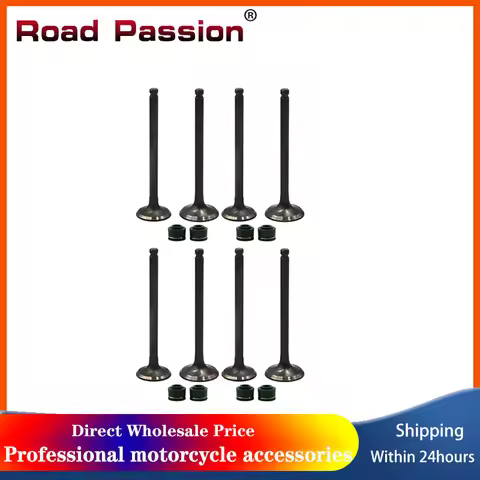 Road Passion Motorcycle Intake Exhaust Valve Stem Kit For Honda VT250F VT250Z VT250 SPADA Xelvis250 