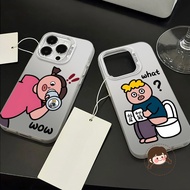 Funny Couple Phone Case For Samsung Galaxy A73 A72 A71 M56 M55 F55 A55 A54 A53 A52 A52S A51 A50 A50S
