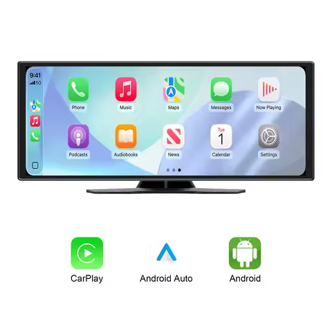 Ezonetronics 11.6'' In-cell touchscreen portable Screen with wireless CarPlay Android Auto pre-load 