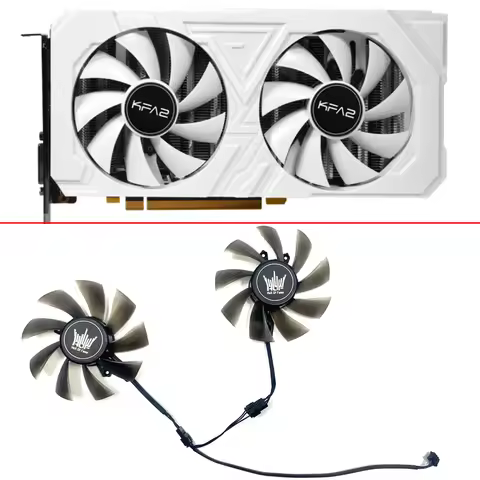 NEW 85MM 4PIN GA92S2H KFA2 RTX 2060 EX WHITE RTX2070 GPU FAN For GALAXY RTX 2060 EX WHITE (1-Click O