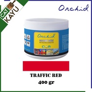 MERAH Orchid Enamel Paint, Iron, Wood, Waterbased Fence Paint, Traffic Red, Bright Red