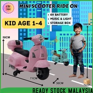 *Fast Shipping* Electric Ride On Mini scooter Children Inspired Scooter Motor With Storage box Skute