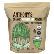 Anthony's Organic Wheatgrass Powder, 8 oz, Grown in USA, Whole Leaf, Gluten Free, Non GMO Vitamin Supplements