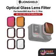 (MY) LionShield Insta360 Ace Pro 2/Pro Camera Lens Filter Protector UV / CPL / Star / ND8/16 Optical