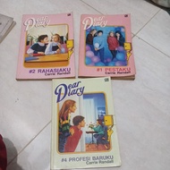 DEAR DIARY BOOK. CARRIE RANDALL. 3 BOOKS 45K