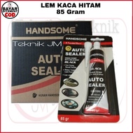 Lem Kaca Silicone [ Clear Bening - Black Hitam - Red Merah ] 85Gram Aquarium Silent Sealant Gasket R