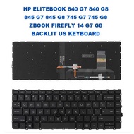 HP ELITEBOOK 840 G7 840 G8 845 G7 845 G8 745 G7 745 G8 ZBOOK FIREFLY 14 G7 G8 BACKLIT US KEYBOARD (K