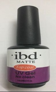 ibd matte top coat gel甲封層 (磨砂面層）磨砂效果 hard gel soft gel