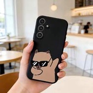 1pc Creative Cool Eyeglasses Water Hamster Straight Edge Liquid Soft Gel Phone Case Compatible With 