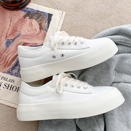 MISTERY รองเท้าผ้าใบส้นสูง รุ่น NOOM สีขาว ( MIS-532)