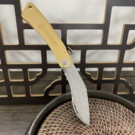 Pocket Knife Field Copper Handle Meat-Eating Dividing Knife Knife Stainless Steel Fruit Knife Foldin