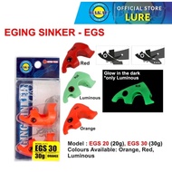 Pemberat Gewang PANCING Sotong Bakau Eging Sinker EGS 20gram 30gram fishing lure made from high qual