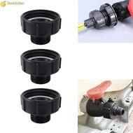 LONTIME IBC Ton Barrel Connector, S60 Accessories IBC Tank Adapter, Garden Water Connectors Fitting Fine Thread IBC Hose Connector Water Tank