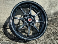 New Car Sport Rim SSW AUTO OPTIONS WHEELS CE28 THAILAND Rim - 15x6.5J 8x100/114.3 ET40 - RDA Red & B