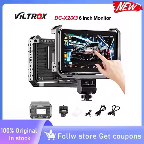 Viltrox DC-X3 DC-X2 6 Inch 4K Portable Touchscreen Pro Monitor 2000 Nits 1080P IPS HMDI SDI HD FHD C