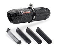 Mienaoye6247443มอเตอร์ไซค์อเนกประสงค์51มม. MIVV หนีท่อไอเสีย Moto 470มม. ท่อไอเสียแบบยาวสำหรับ Sv650