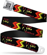 Seatbelt Belt - Hot Like A Pepper - 1.0" Wide - 20-36 Inches in Length