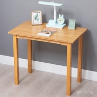 Desk Walnut Color A9L Computer Desk Desktop Bamboo Nordic Style Home Use Rectangular Desk Office Sol