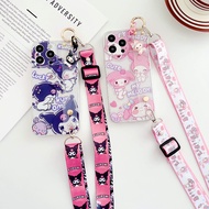 Casing for Huawei P30pro P50pro P50 P60pro P60 P40pro P40 P30 P20pro P20 P30LITE P20LITE Cartoon Cute Melody and Kuromi Phone Case Phone Cover Soft Silicone Casing with Accessory
