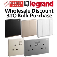 Legrand Galion Switch and Socket, Safety Mark Approved