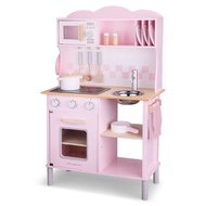 New Classic Toys 木製聲光粉紅色廚房套裝玩具
