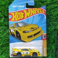 Original NISSAN SILVIA S15 LBWK YELLOW HOT WHEELS