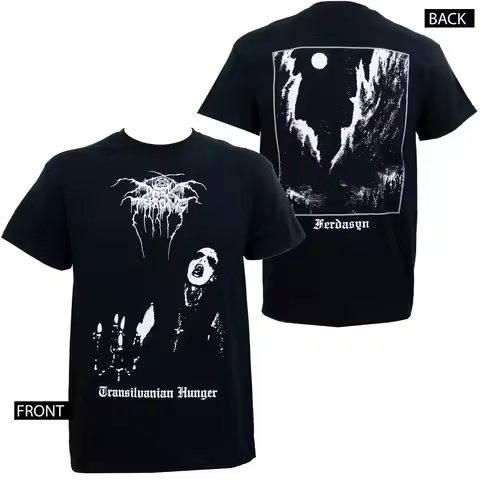 Authentic DARKTHRONE Transilvanian Hunger Album Cover T-Shirt S M L XL 2XL NEW