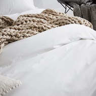 Zoomac-Premium Hotel Quilt Cover Plain Color 1200TC  Comforter Quilt Cover Material Cotton/ Quilt Co