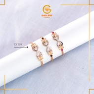 Infiny Gold 6K and 8K Gold Rings with CK 524 Stone Variations