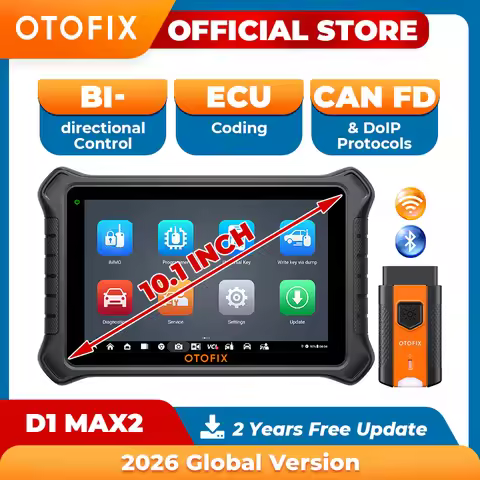 OTOFIX D1 Max2 Diagnostic Scanner Bi-Directional Bluetooth Scan Tool ECU Coding OBD2 Diagnostic Tool