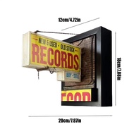 Record Store Retro Wall Light LED Wall Sconce For Record Store Exquisite Elegant Recording Player Li