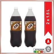 A&W SARSAPARILLA ROOT BEER 1.5L X 2 BOTTLES ASEAN.OS