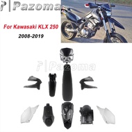 Motorcycle Fender For Kawasaki KLX250 KLX250S KLX250SF D-Tracker X 250 Front Headlight Side Fairing 