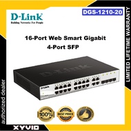 D-Link DGS-1210-20 16-Port Web Smart Gigabit Switch+4 SFP Port