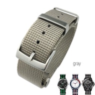 19mm 20mm 22mm NATO Nylon đai đồng hồ vải bố cho Omega Seamaster 300 cho 007 James trái phiếu Aqua T