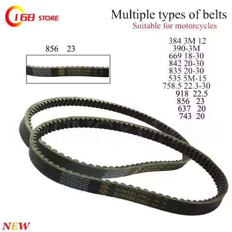 Electric Scooter 384 3M-12 390-3M 758.5 669 842 535 Transmission Belt Little Dolphin Mini Electric V
