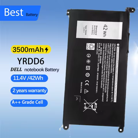 YRDD6 Laptop Battery for Dell Inspiron 5482 5485 5491 3310 2-in-1 3493 3593 3793 5493 5585 5593 5480