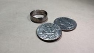 戴 硬幣戒指 COIN RING~25美分 QUARTER DOLLAR