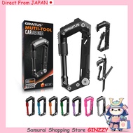 GIRIAITUS Multi-Tool Carabiner EDC Pocket Knife Tool Black Japan Outdoor