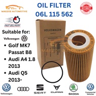 06L115562 ORIGINAL OIL FILTER EA888 GEN3 1.8 2.0 AUDI A4 A5 Q5 / PORSCHE MACAN / VOLKSWAGEN GOLF MK7
