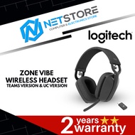 LOGITECH ZONE VIBE WIRELESS HEADSET TEAMS VERSION & UC VERSION - 981-001158 / 981-001200
