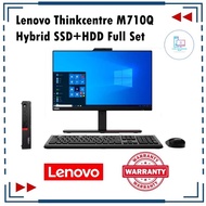 Lenovo Thinkcentre M710q Intel Core i7-6700T 8GB RAM 1TB HDD 24" Monitor Rotation + Camera Refurbish
