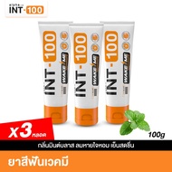 ⚡แพ็ค3⚡ ยาสีฟัน INT-100 WAKE ME toothpaste ยาสีฟันเวคมี รส Mint Blast สูตรเย็นเต็ม Max สดชื่น ตื่นชั