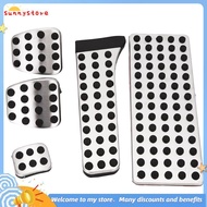 5PC Car Pedal Cover Accessories with Footrest for   W203 W222 W213 W205 W204 W211 W212 W210 X204 W21